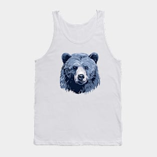 Grizzly Bear Animal Freedom World Wildlife Wonder Vector Graphic Tank Top